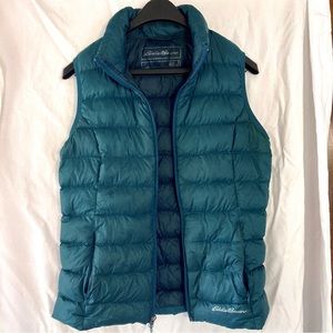 Teal Down Puffer Vest
